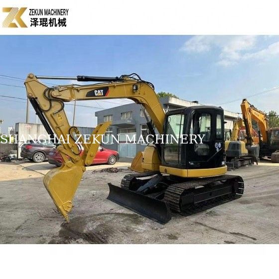 8 طن CAT 308 مستعمل حفر الزحف 308D ميني كيس مع أداء ممتاز