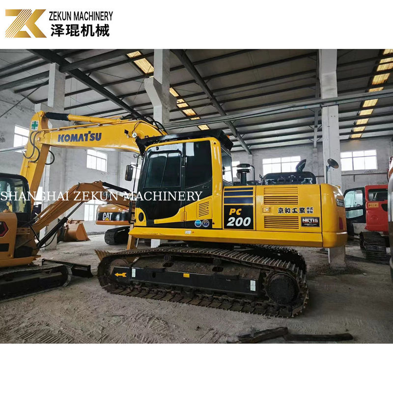 ساعات عمل منخفضة 2001-4000 كوماتسو PC200-8 حفرة الزحف المستعمل في حالة جيدة