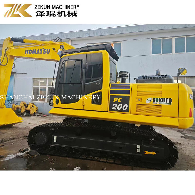 ساعات عمل منخفضة 2001-4000 كوماتسو PC200-8 حفرة الزحف المستعمل في حالة جيدة
