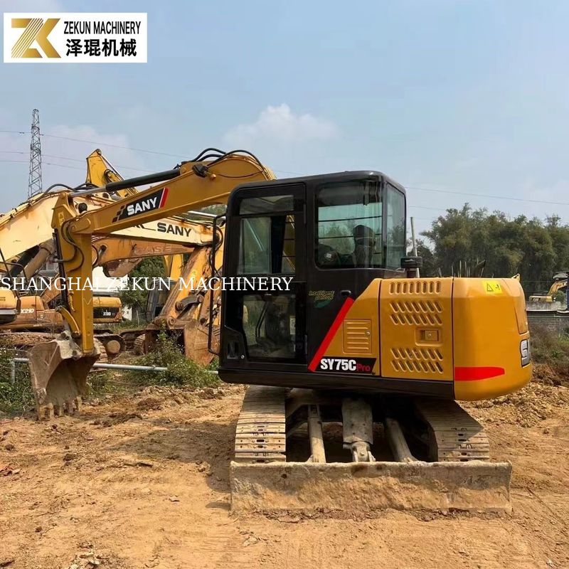 عام 2022 مستعمل 7.5T ساني 75C الحفارة SY75C-8 SY75C PRO حفر اليد الثانية
