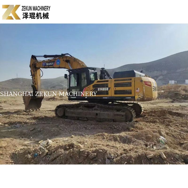 صناعة البناء الكبيرة تستخدم الحفرة Sany 485 SY485H 48 طن مع محرك SANY 6WG1X
