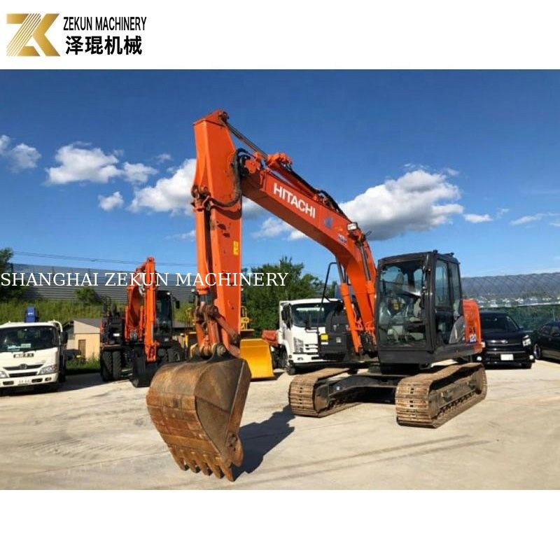 حفرة صغيرة مستعملة 12 طن حفرة هيتاشي ZX120 حفرة ZX120-6 مع محرك ISUZU