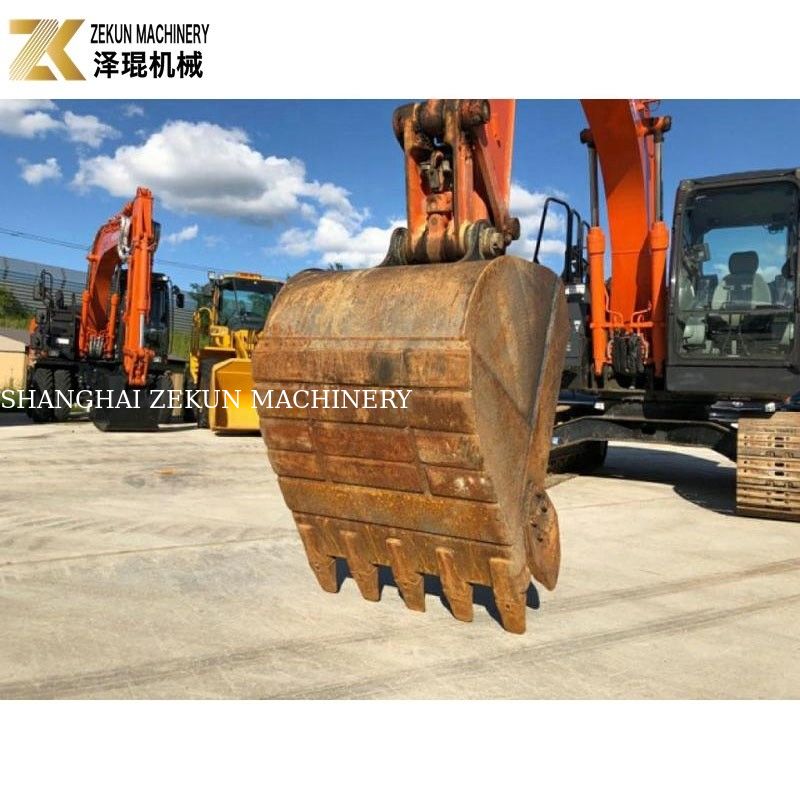 حفرة صغيرة مستعملة 12 طن حفرة هيتاشي ZX120 حفرة ZX120-6 مع محرك ISUZU