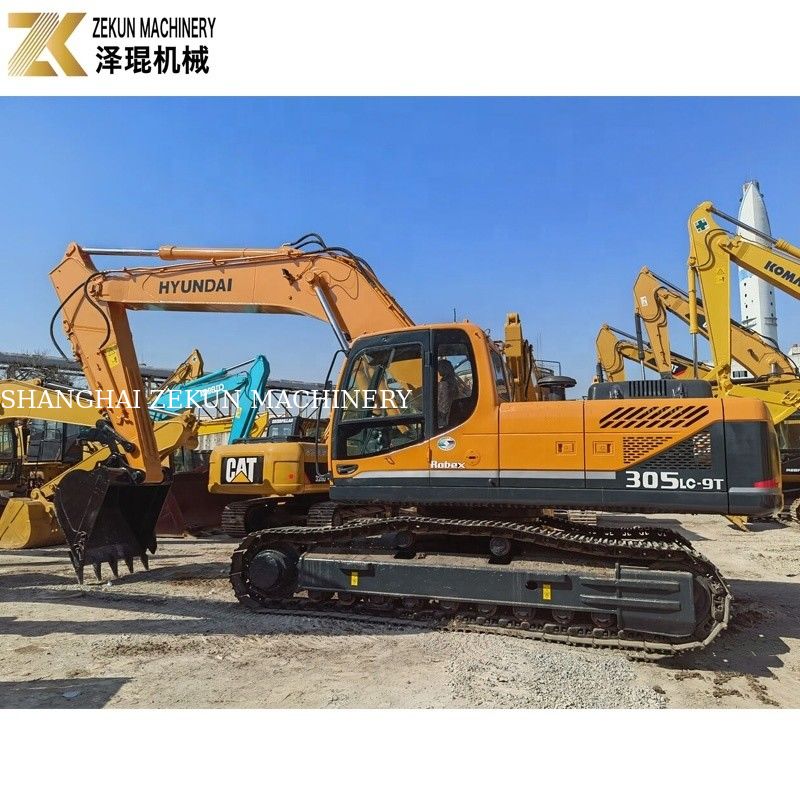 30 طن مستعمل هيونداي 305 الحفرة 305LC 305LC-9T من كوريا 1.4m3 دلو