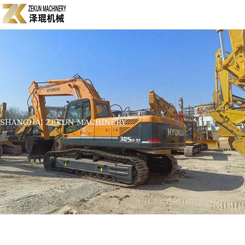 30 طن مستعمل هيونداي 305 الحفرة 305LC 305LC-9T من كوريا 1.4m3 دلو