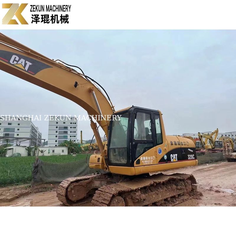 110 كيلوواط معدات ثقيلة مستعملة CAT320 حفرة كاتربيلر 320C ساعات عمل 4001-6000