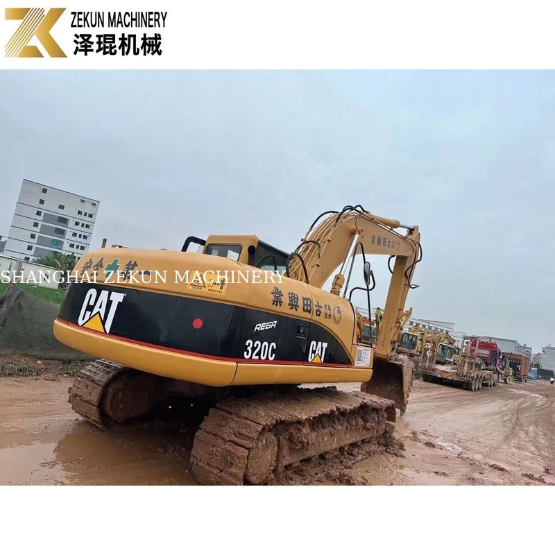 110 كيلوواط معدات ثقيلة مستعملة CAT320 حفرة كاتربيلر 320C ساعات عمل 4001-6000