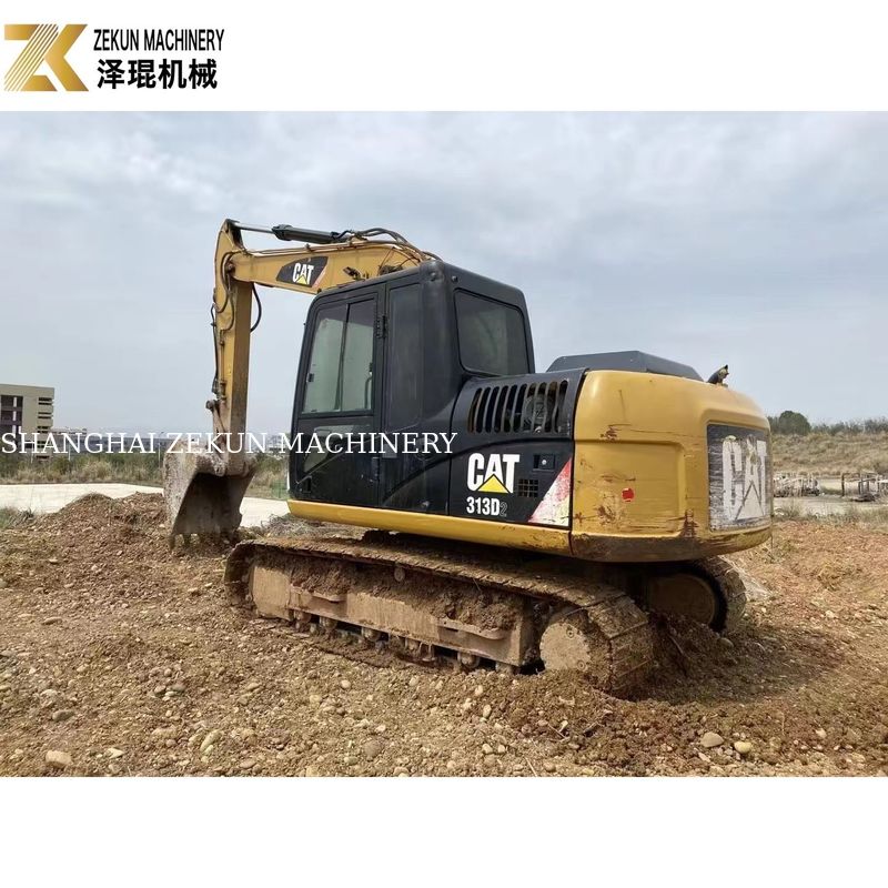 المستخدم Cat 313 الحفرة 13 طن معدات بناء الطرق مع 0.65m3 سعة دلو