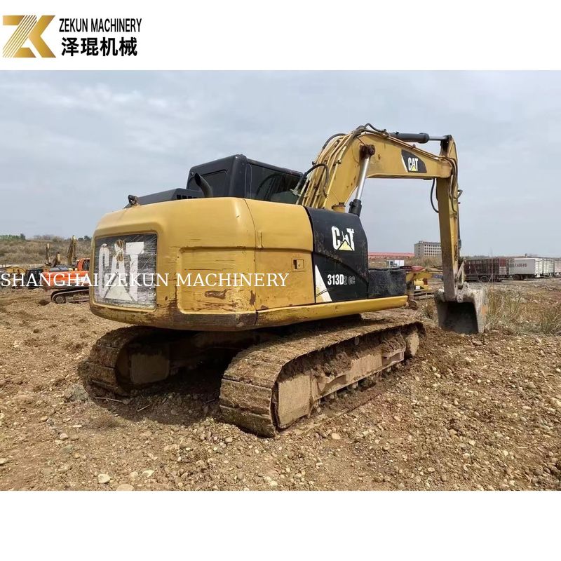 المستخدم Cat 313 الحفرة 13 طن معدات بناء الطرق مع 0.65m3 سعة دلو