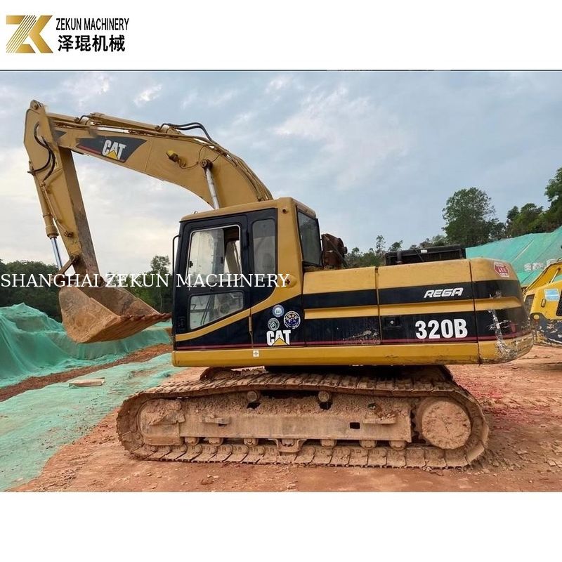 حفرة كراولر CAT320 مستعملة 20.6T مستوردة من اليابان طلاء أصلي