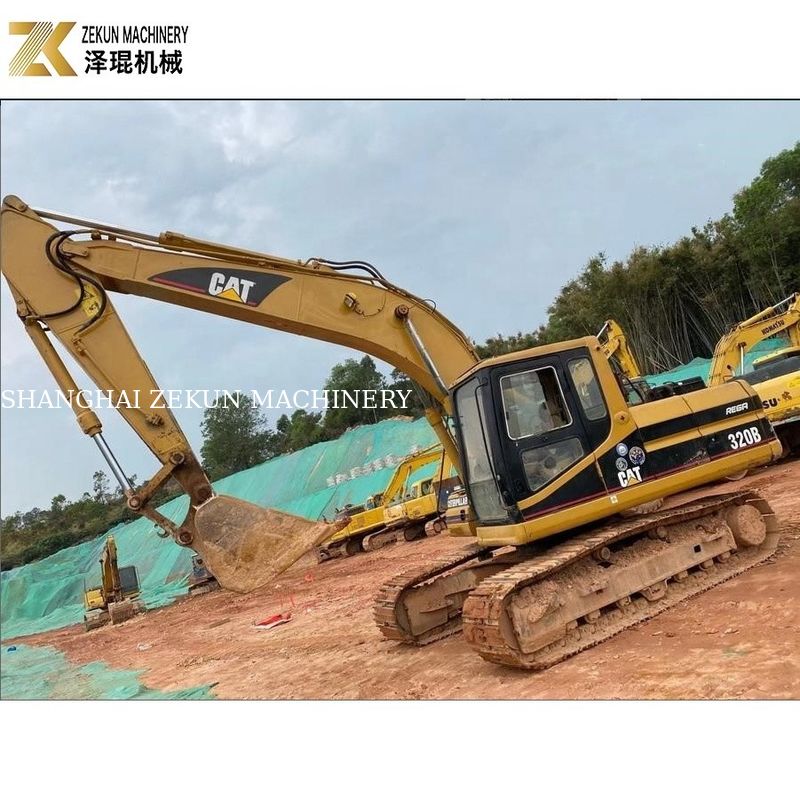 حفرة كراولر CAT320 مستعملة 20.6T مستوردة من اليابان طلاء أصلي