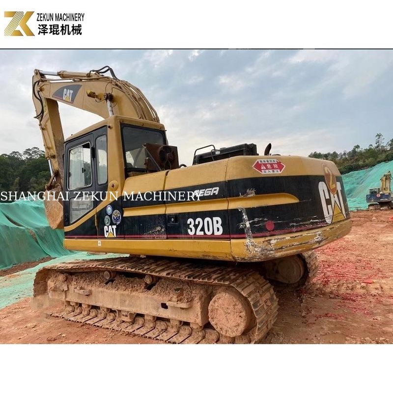 حفرة كراولر CAT320 مستعملة 20.6T مستوردة من اليابان طلاء أصلي