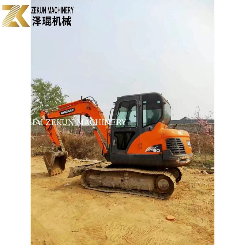 اليد الثانية دوسان DX60-7 DX60-9 6T حفر الزحف المستعمل من كوريا