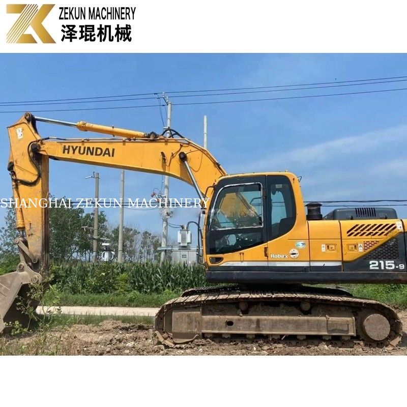 112 كيلوواط 2018 هيونداي R215 الحفارة 215-9 21.5 طن الحفارات المستخدمة