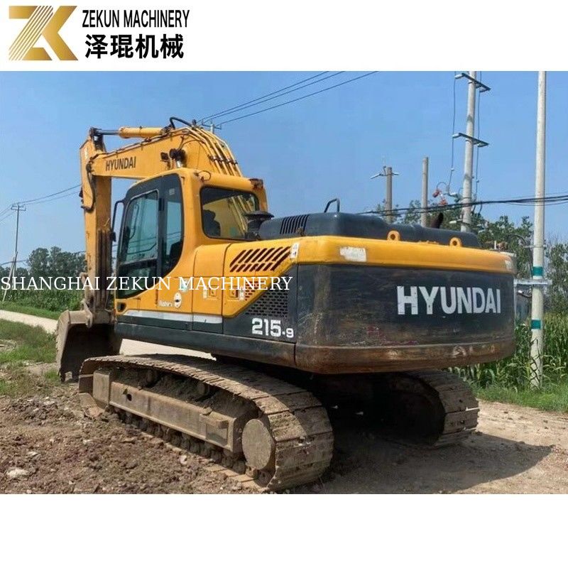 112 كيلوواط 2018 هيونداي R215 الحفارة 215-9 21.5 طن الحفارات المستخدمة