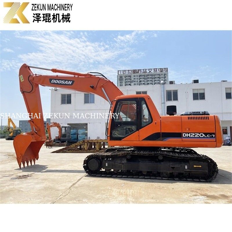 حفر الأرض مستعمل 22 طن دوسان 220 الحفر DH220LC-7 المحرك 21400 K