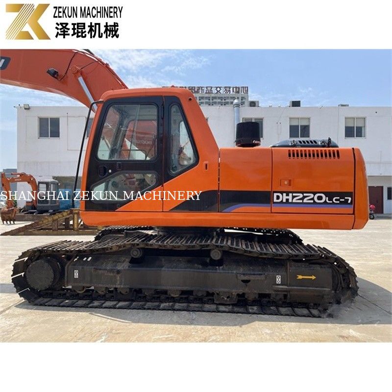 حفر الأرض مستعمل 22 طن دوسان 220 الحفر DH220LC-7 المحرك 21400 K