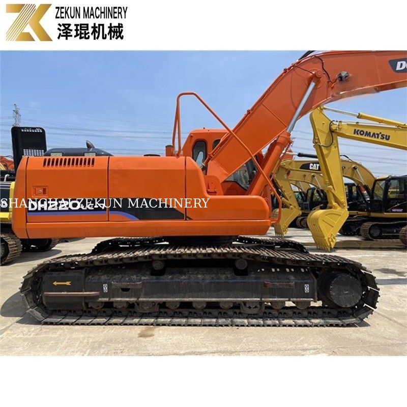 حفر الأرض مستعمل 22 طن دوسان 220 الحفر DH220LC-7 المحرك 21400 K
