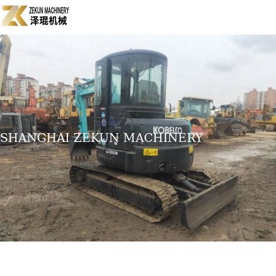 SK55 SK-55 حفرة كوبيلكو مستعملة 5.5T مع آلة محرك أصلية