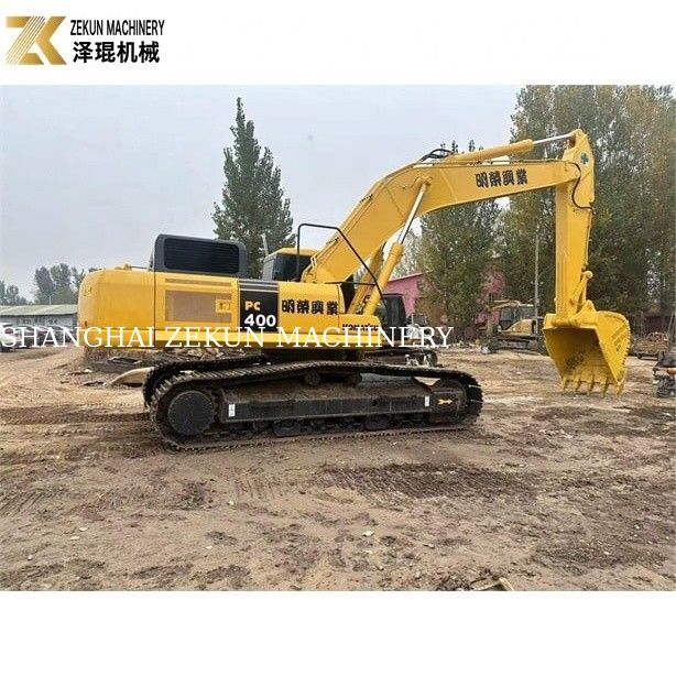 1.9m3 الدلو الهيدروليكية الزحف الحفار تستخدم كوماتسو PC400-7 للعمل بسلاسة