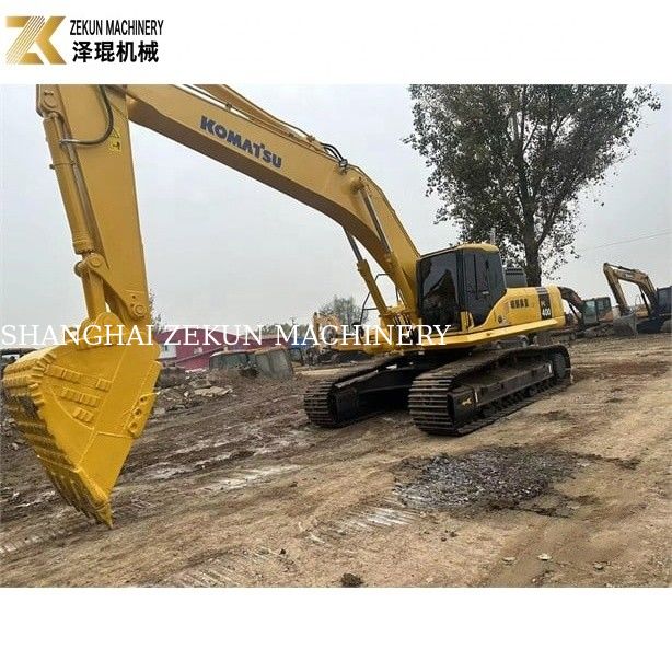 1.9m3 الدلو الهيدروليكية الزحف الحفار تستخدم كوماتسو PC400-7 للعمل بسلاسة