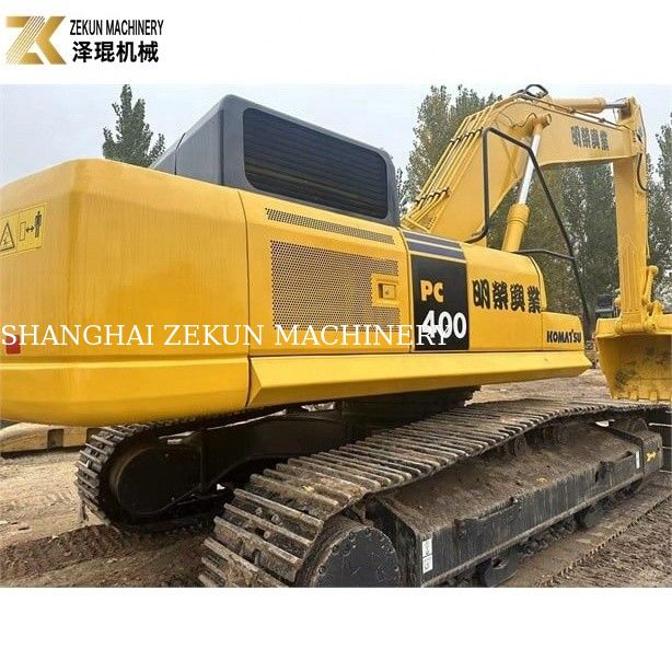 1.9m3 الدلو الهيدروليكية الزحف الحفار تستخدم كوماتسو PC400-7 للعمل بسلاسة