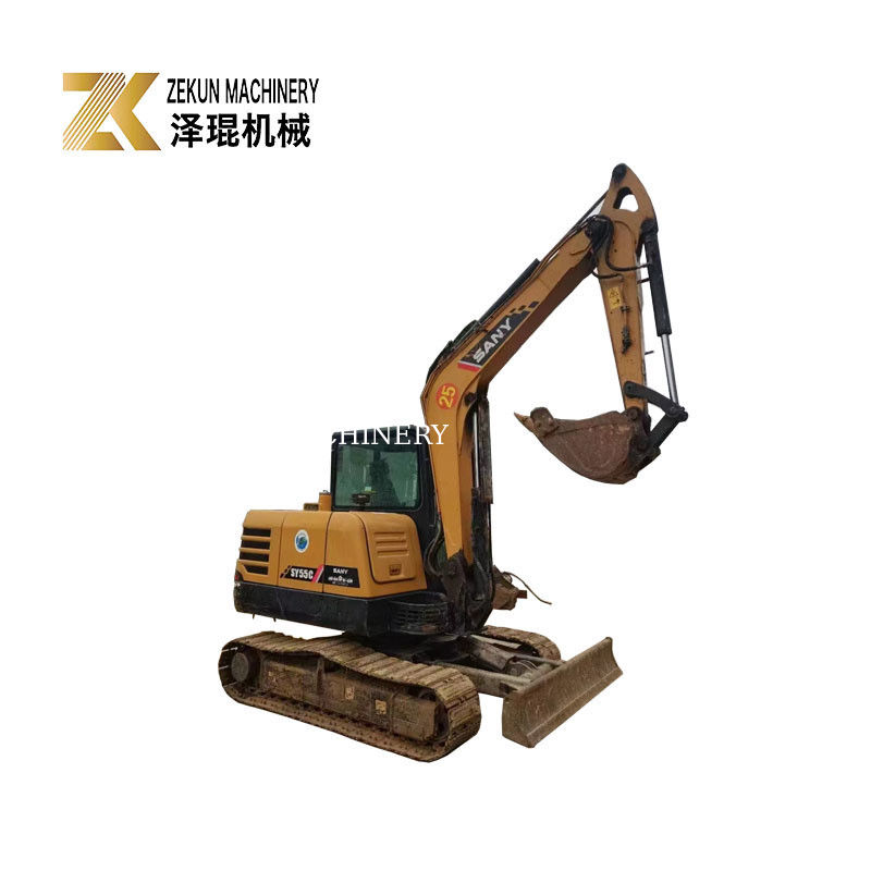 2021 SANY SY 55C محفر 5.5 طن مع ساعات عمل قليلة