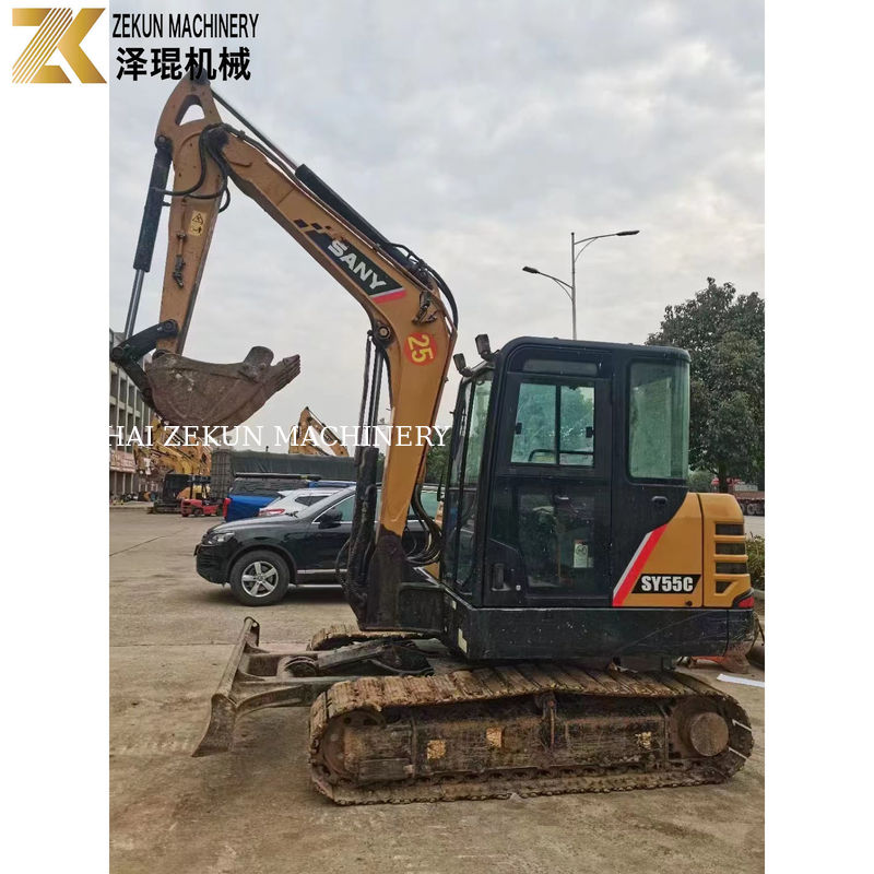 2021 SANY SY 55C محفر 5.5 طن مع ساعات عمل قليلة