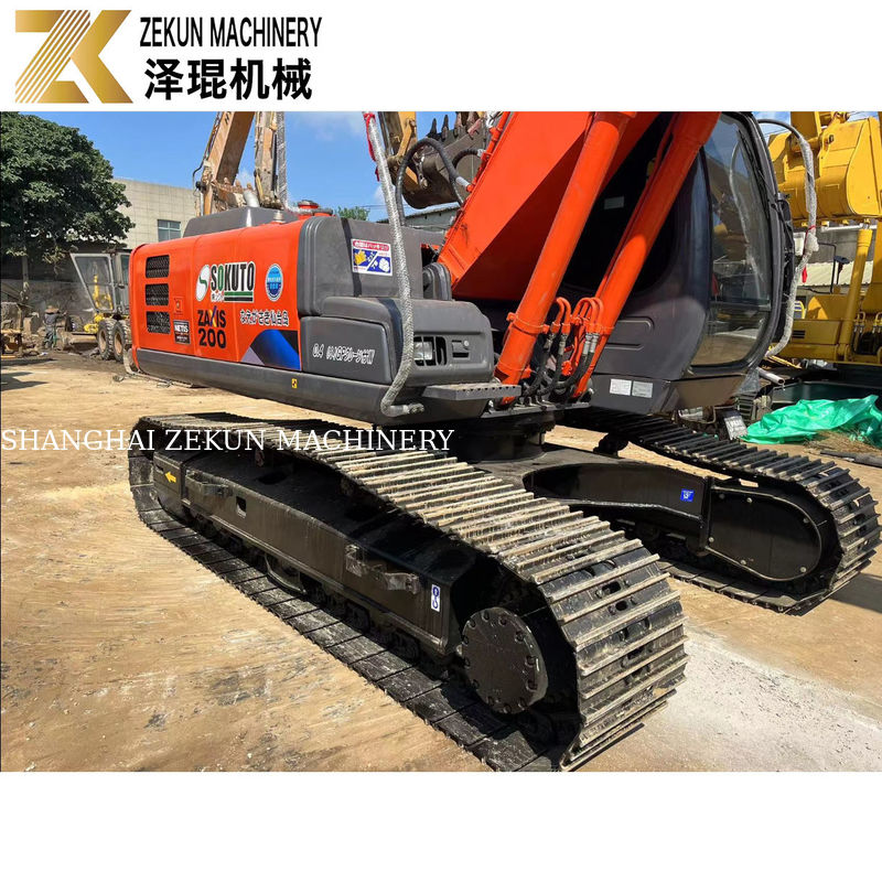 20 طن مستعملة يد ثانية هيتاشي ZX 200-3G الزحام الحفر الحفر في حالة جيدة