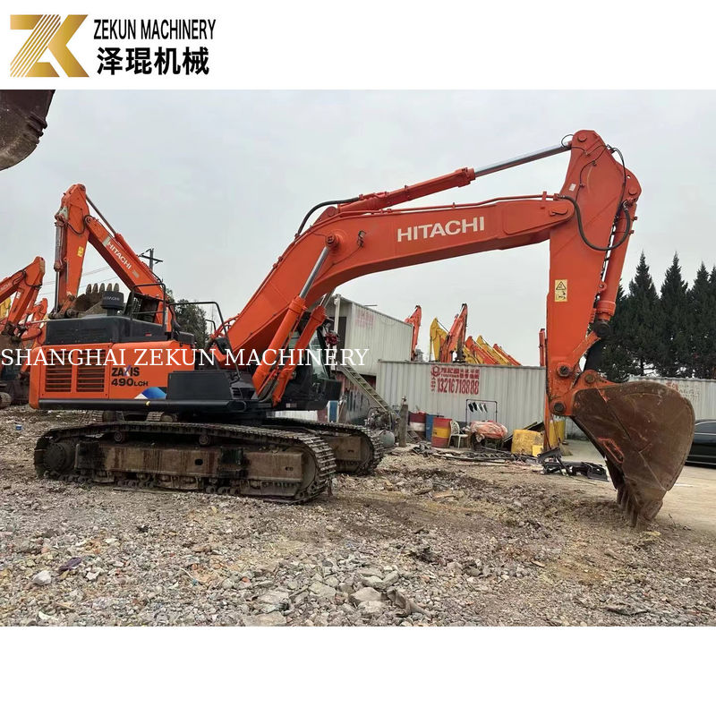 حفرة هيتاشي الأصلية 49T ZX 490 LCA-5A مع نظام هيدروليكي آخر