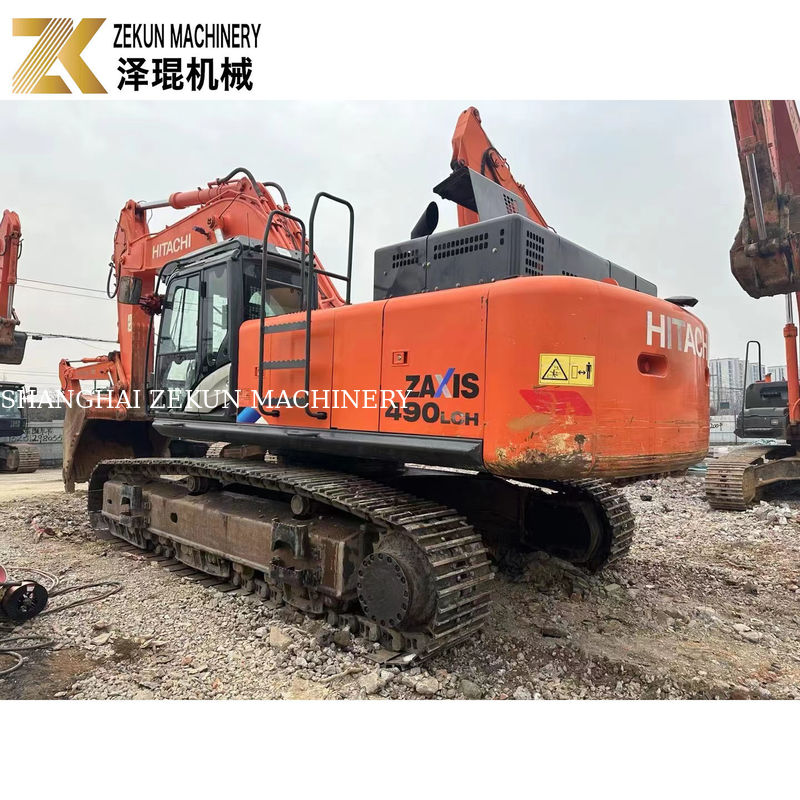 حفرة هيتاشي الأصلية 49T ZX 490 LCA-5A مع نظام هيدروليكي آخر