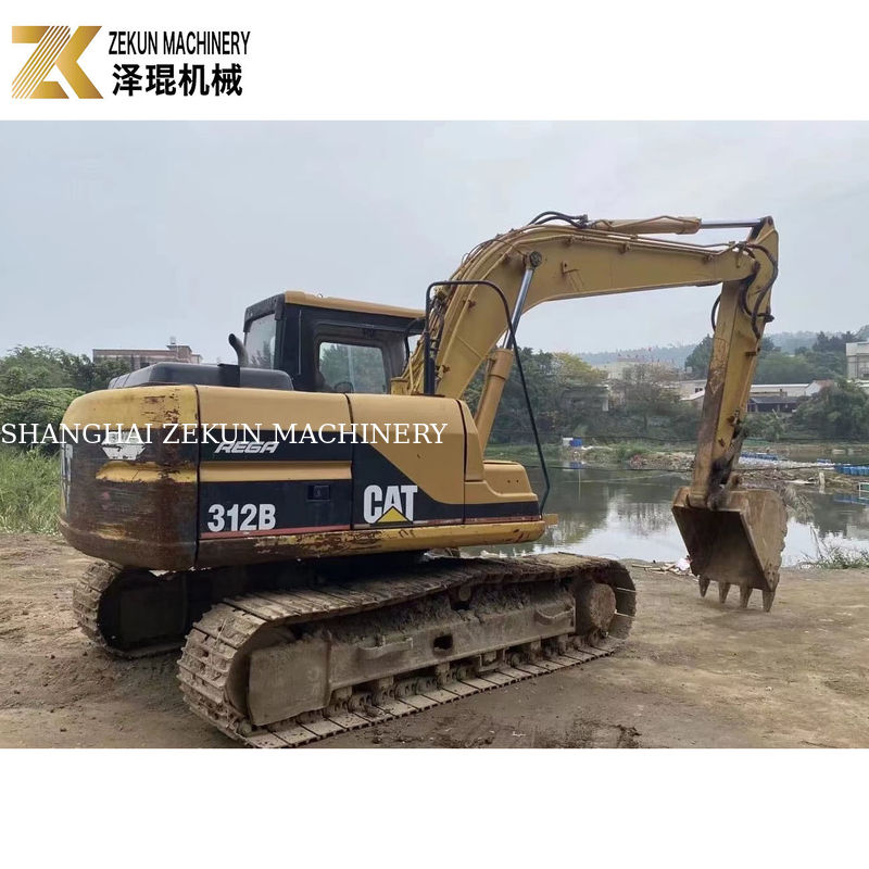 عام 2000 Cat 312B الحفرة المستخدمة 12 طن 63 كيلوواط حفرة يدوية