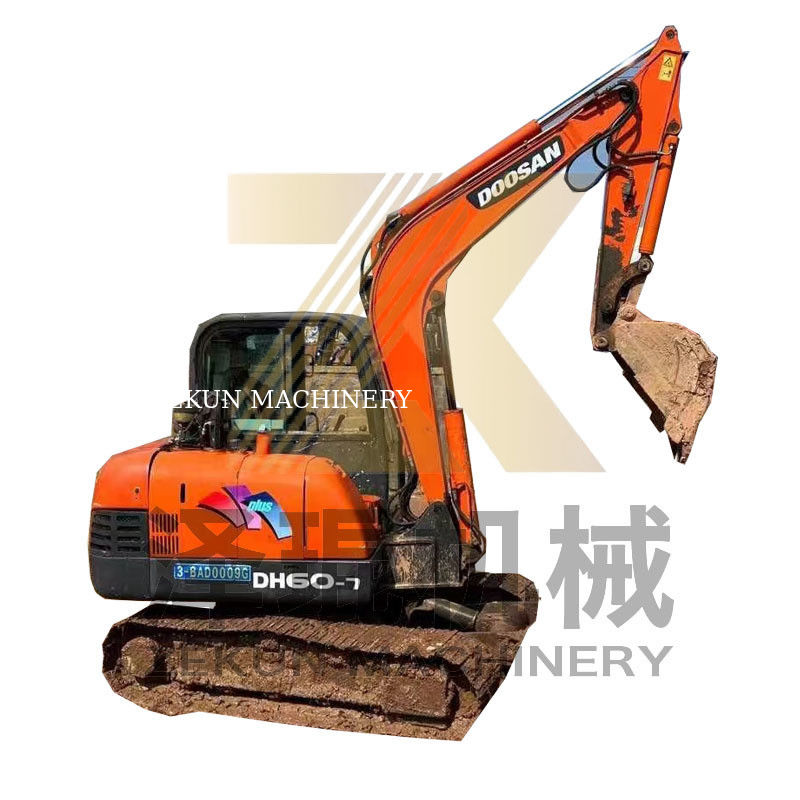 5500 كيلوغرام Doosan60-7 DH55/DH60-7/80-7 DH60/DH60-7 حفر مع 0-2000 ساعات عمل
