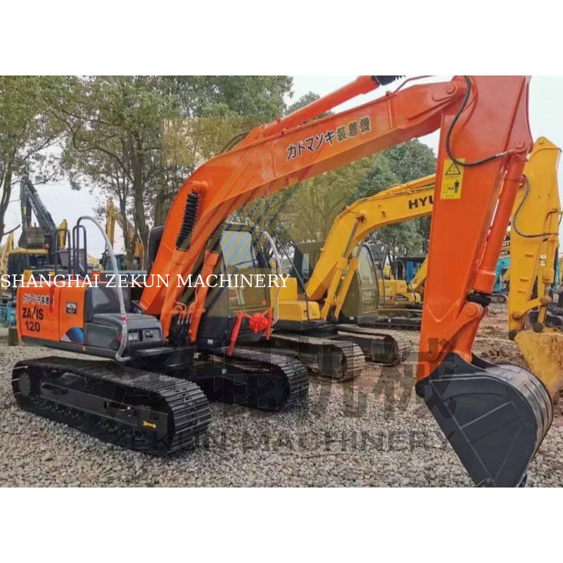 محرك الحفر النهائي هيتاشي ZX120 مع مضخة هيدروليكية و 0.81 م3 سعة دلو
