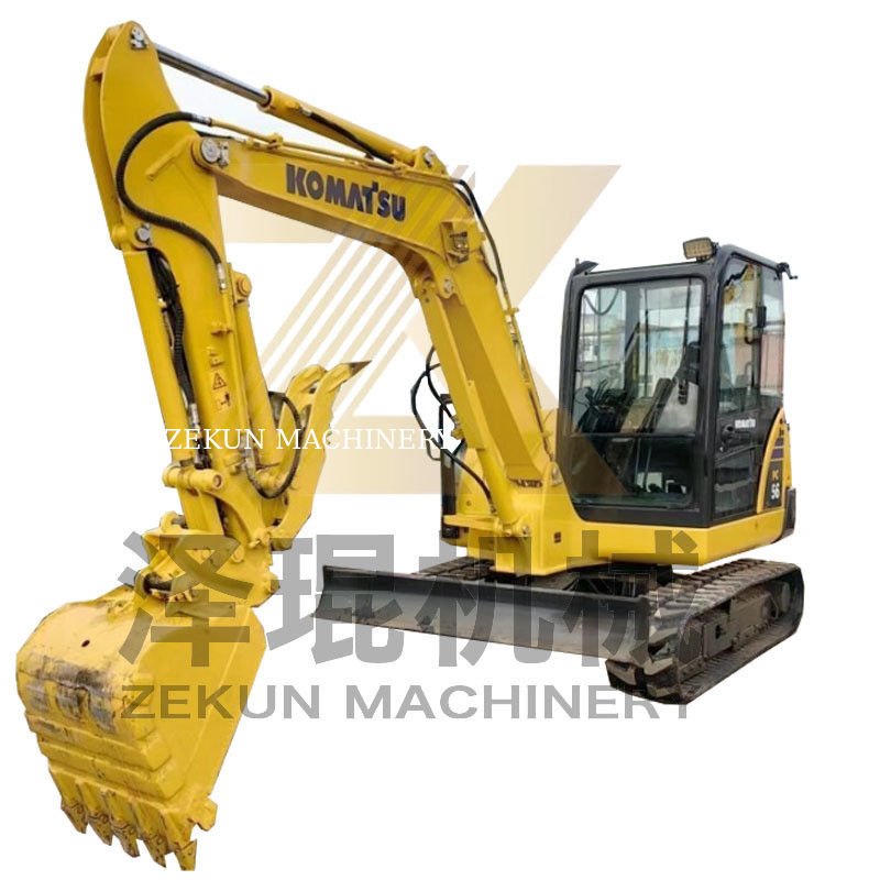 حفرة كوماتسو PC56 مستعملة بسعة 0.2m3 و 0-2000 ساعة عمل