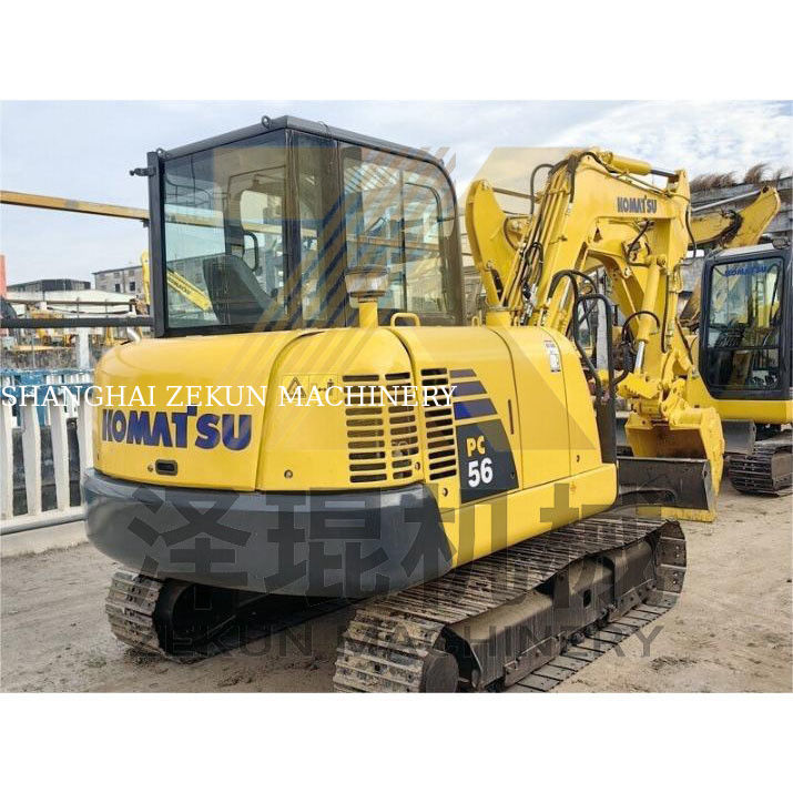 حفرة كوماتسو PC56 مستعملة بسعة 0.2m3 و 0-2000 ساعة عمل