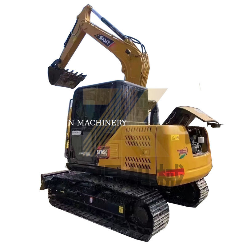 الحفرة الهيدروليكية الأخرى المستخدمة Sany SY95C Pro مع سعة دلو 0.39 م3