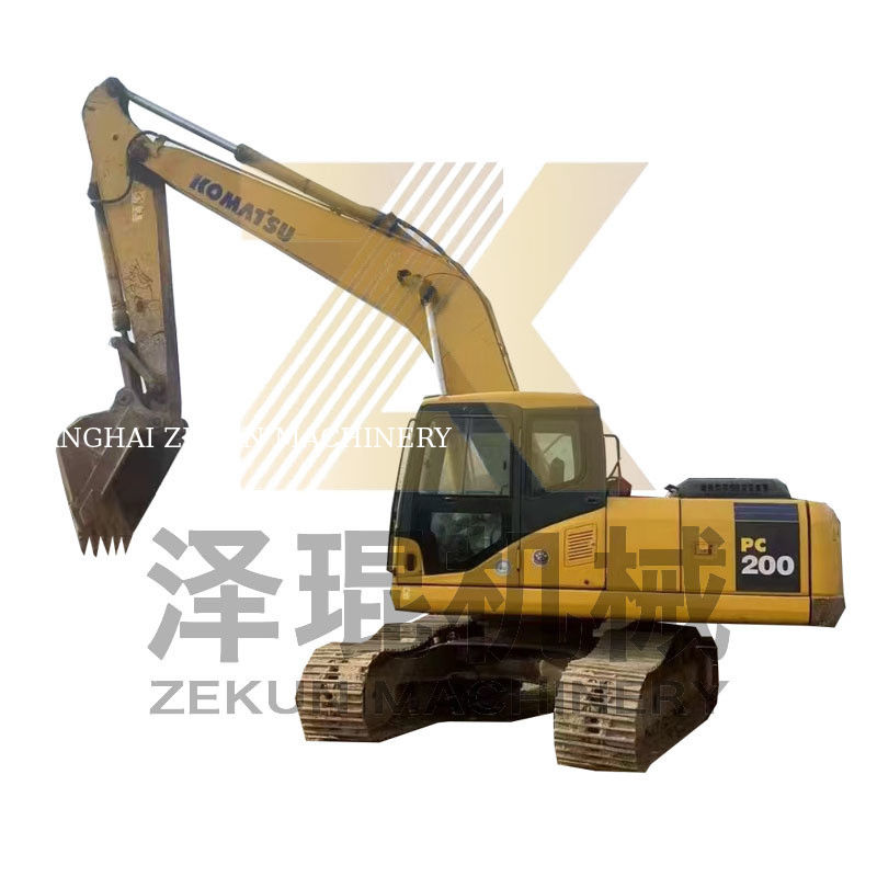 0.8m3 سعة دلو كوماتسو PC200-7 الحفرة المستخدمة مع أسطوانة هيدروليكية أخرى