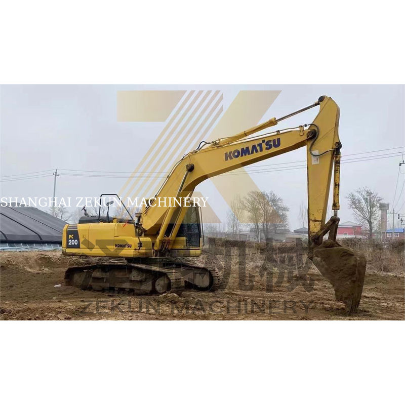 اليد الثانية PC200-7 كوماتسو PC200-7 كراولر ديفر في شنغهاي PC-200-8M0 2019
