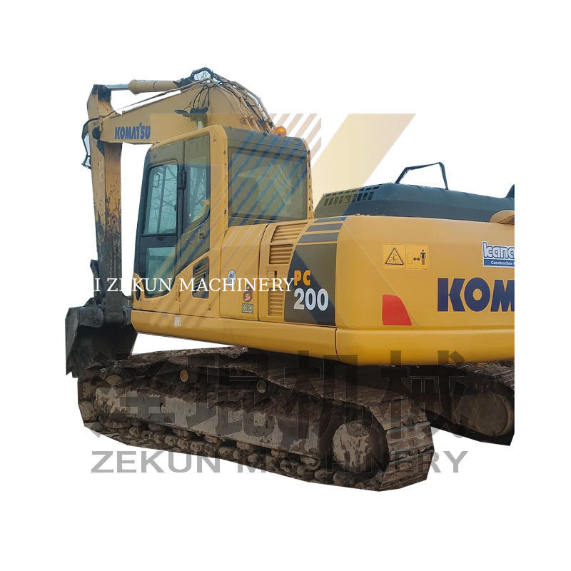 كوماتسو PC200-7 PC200-8N1 الزحام الحفار الحفار مع محرك 110 كيلوواط في شنغهاي