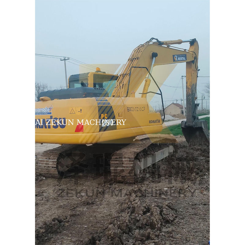 كوماتسو PC200-7 PC200-8N1 الزحام الحفار الحفار مع محرك 110 كيلوواط في شنغهاي