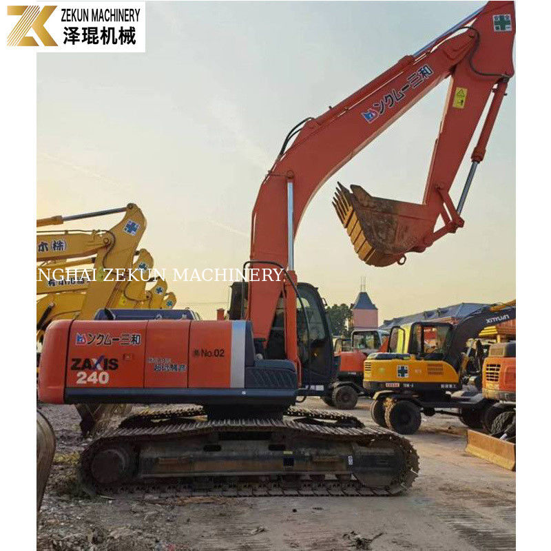 24 طن حفرة هيتاشي ZX240 مستعملة الصمام الهيدروليكي الأصلي 132KW ZX60 ZX70 ZX120