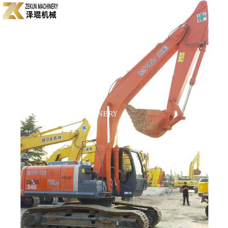24 طن حفرة هيتاشي ZX240 مستعملة الصمام الهيدروليكي الأصلي 132KW ZX60 ZX70 ZX120
