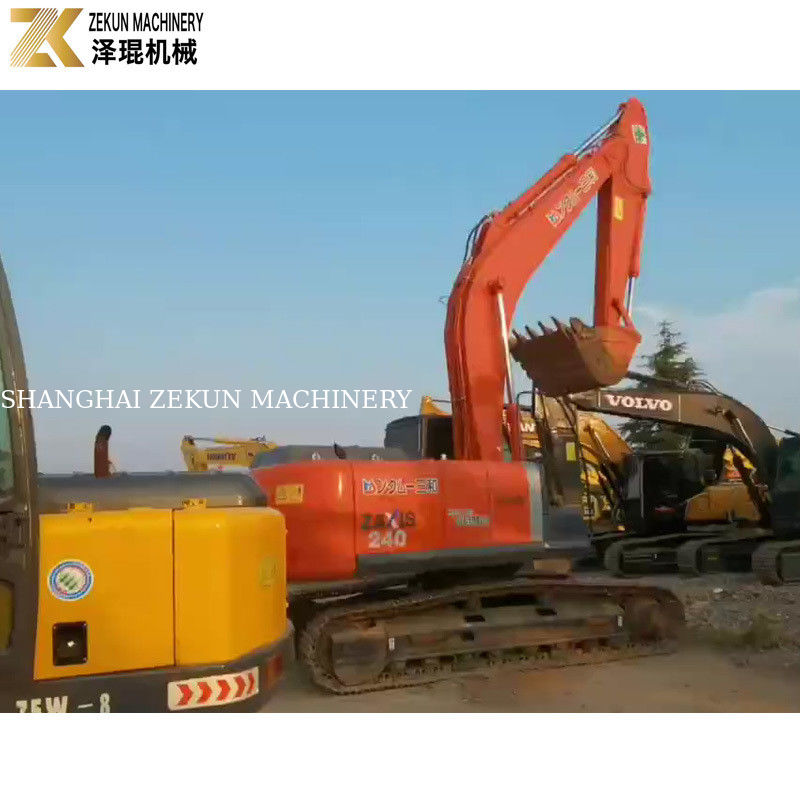 24 طن حفرة هيتاشي ZX240 مستعملة الصمام الهيدروليكي الأصلي 132KW ZX60 ZX70 ZX120