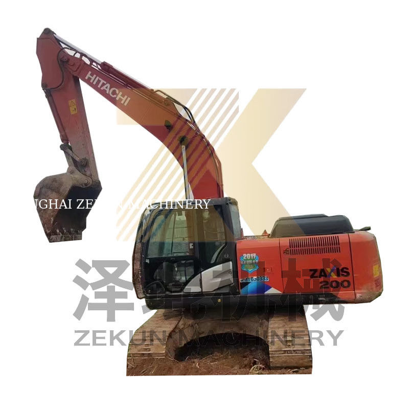 4475 ساعات عمل مستخدمة هيتاشي ZX200 ZX200-3 ZX200-6 حفر الزحام للبناء
