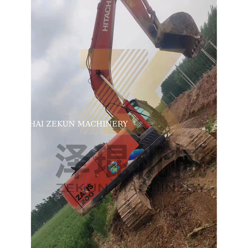 4475 ساعات عمل مستخدمة هيتاشي ZX200 ZX200-3 ZX200-6 حفر الزحام للبناء