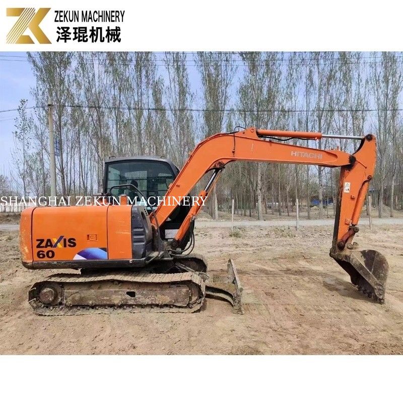 الحفرة اليدوية هيتاشي ZX60 الحفرة الزحفية 0.22m3 سعة دلو 2013 العام