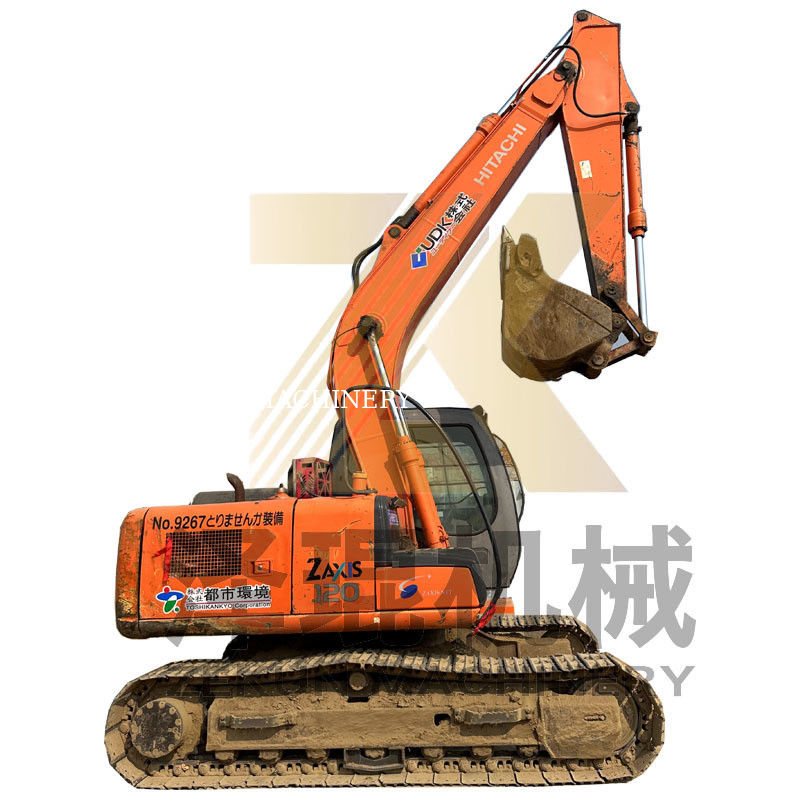 حفرة هيتاشي ZX120-6 مصغرة مستعملة في 12 طن الوزن التشغيلي 4001-6000 ساعة عمل