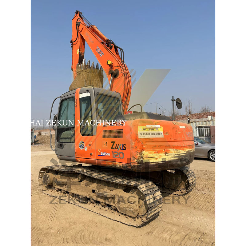 حفرة هيتاشي ZX120-6 مصغرة مستعملة في 12 طن الوزن التشغيلي 4001-6000 ساعة عمل