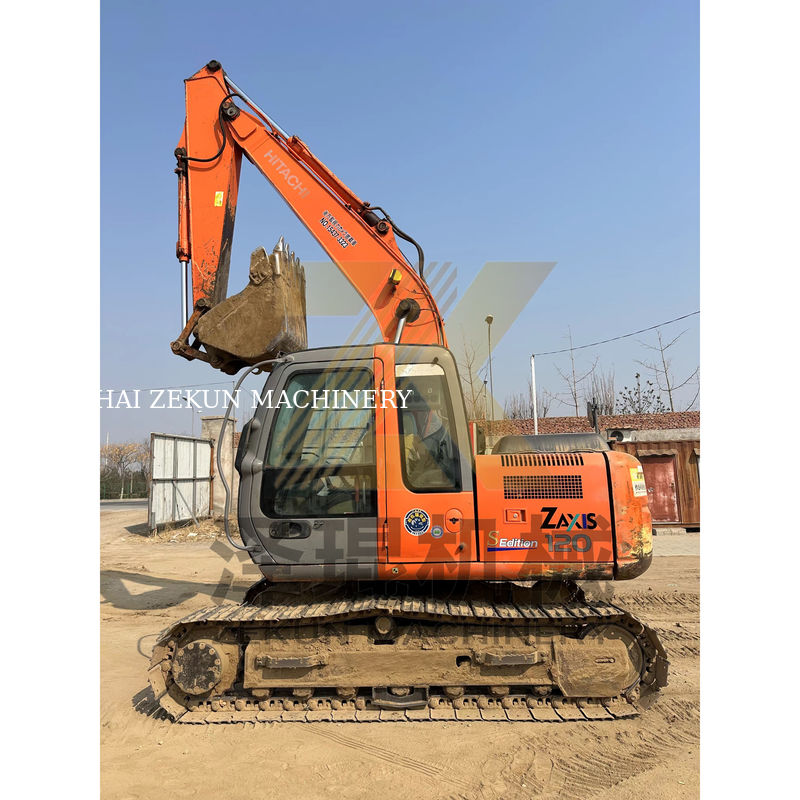حفرة هيتاشي ZX120-6 مصغرة مستعملة في 12 طن الوزن التشغيلي 4001-6000 ساعة عمل
